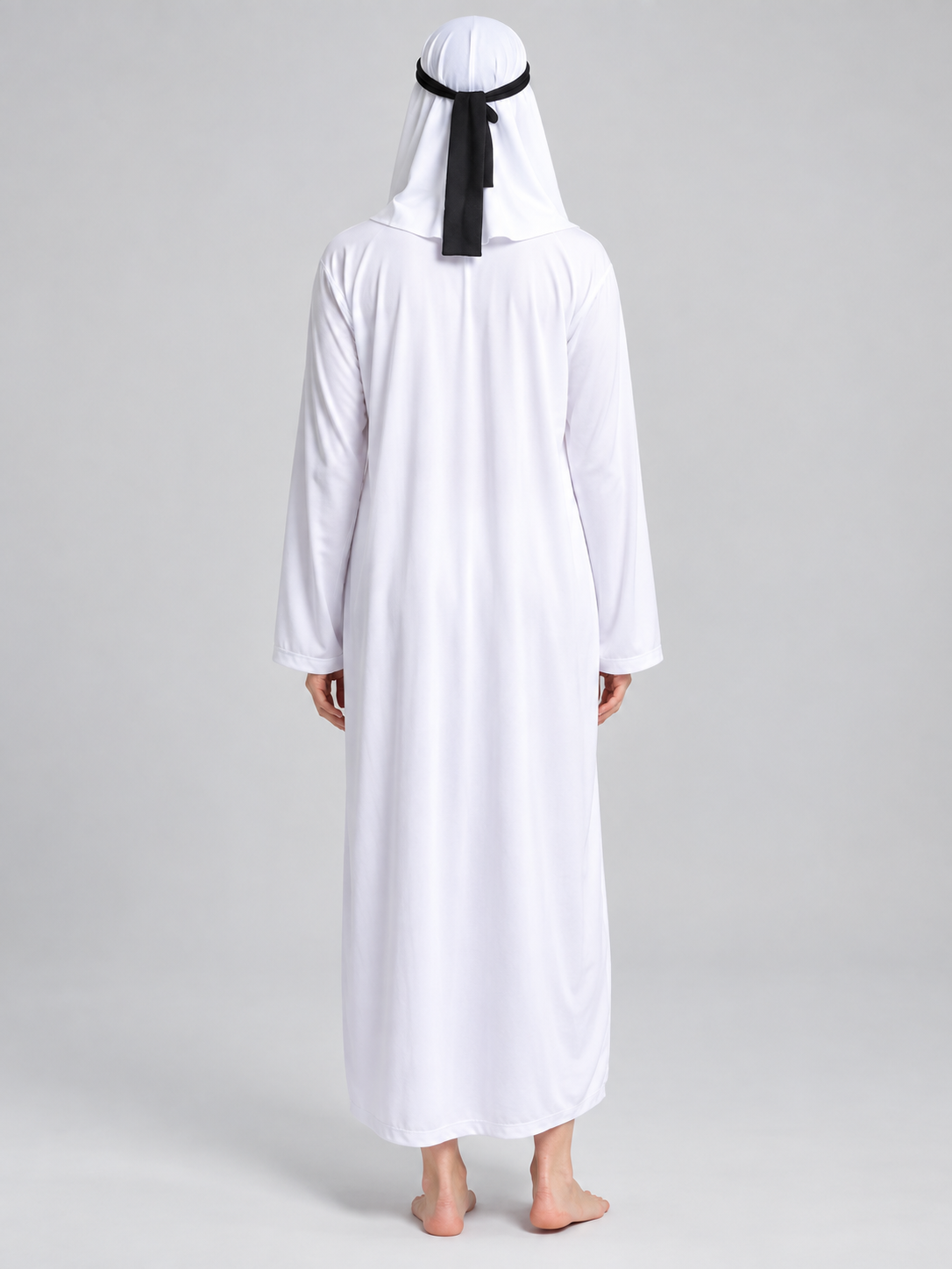 Eastern-Style Carnival Costume with Glasses back view