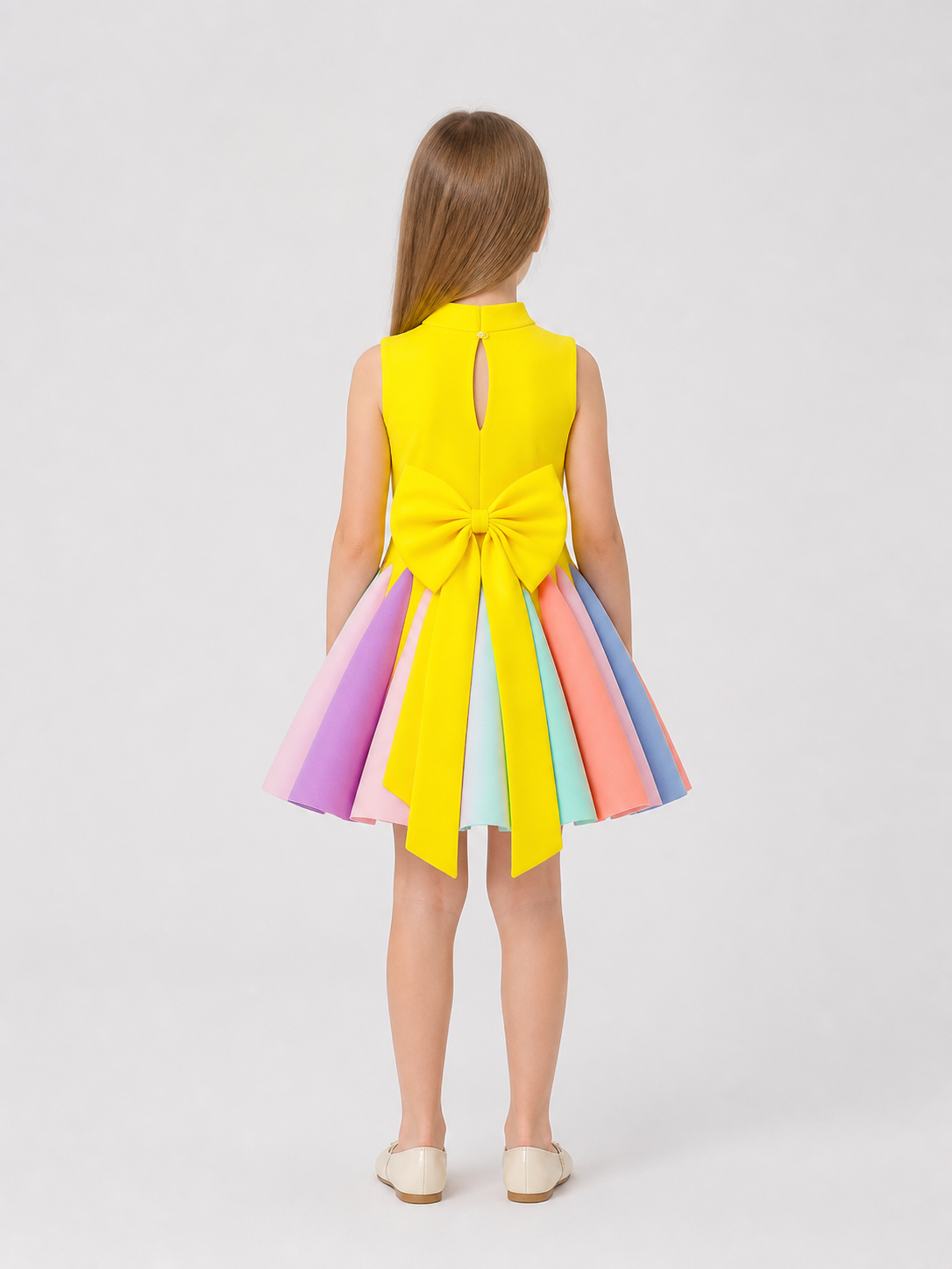 A-Line Princess Dress with Bow AL6110 for Fashion Shows