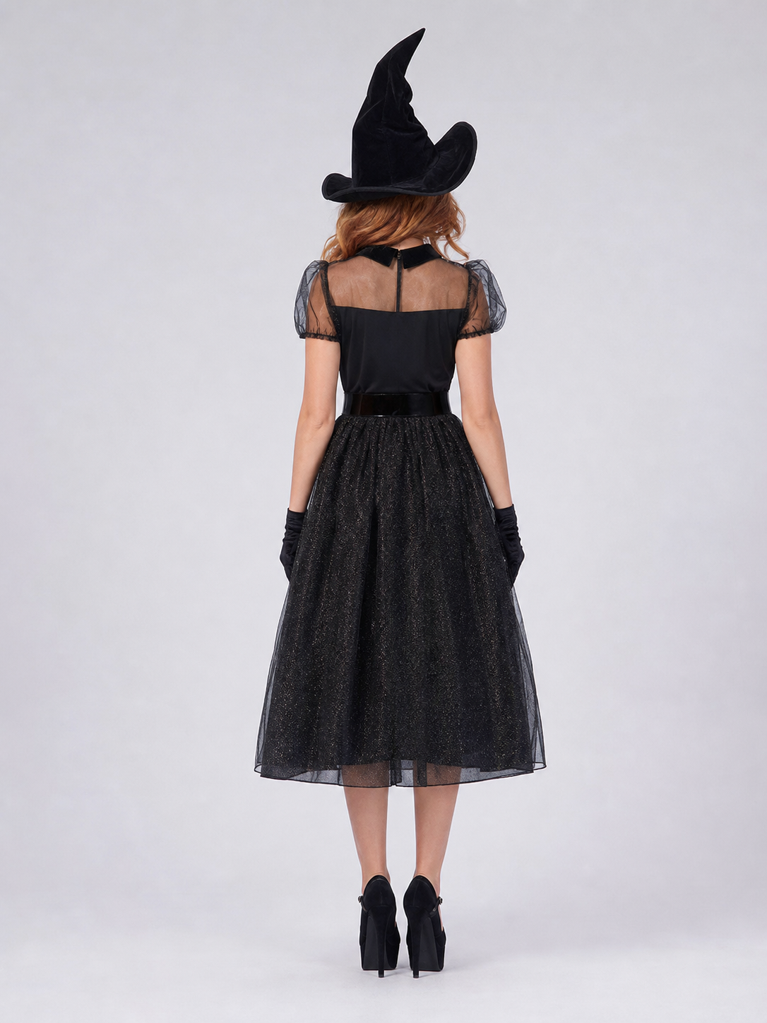 Halloween Costume with Dress and Hat