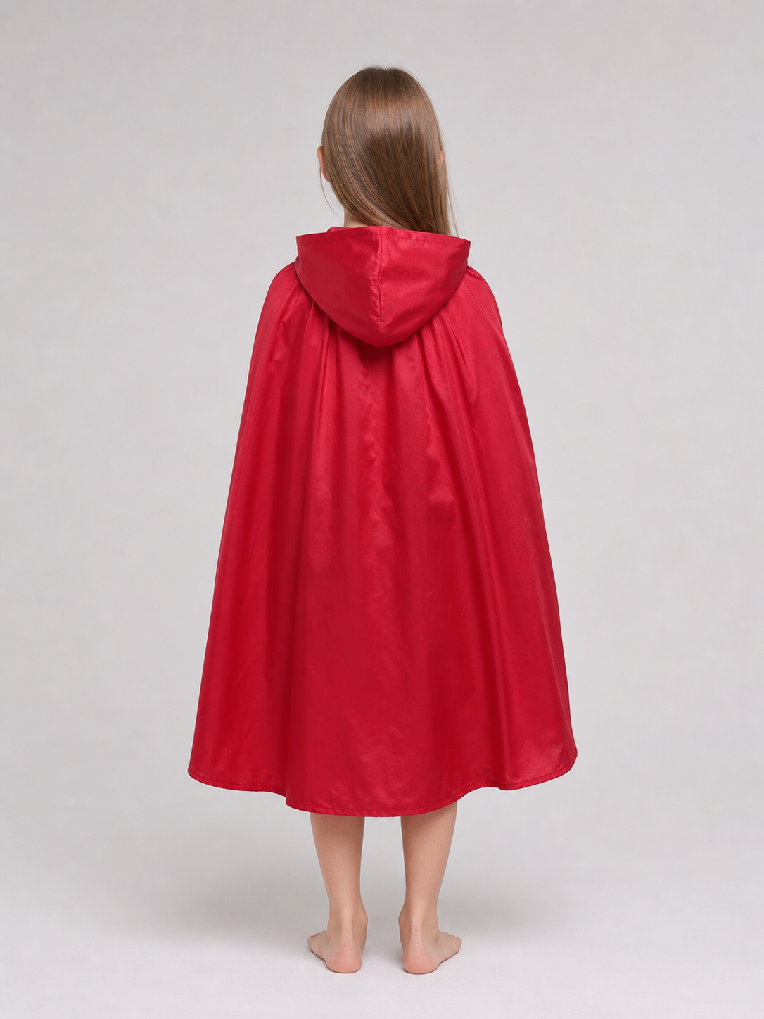 Red hooded cloak for children's cosplay
