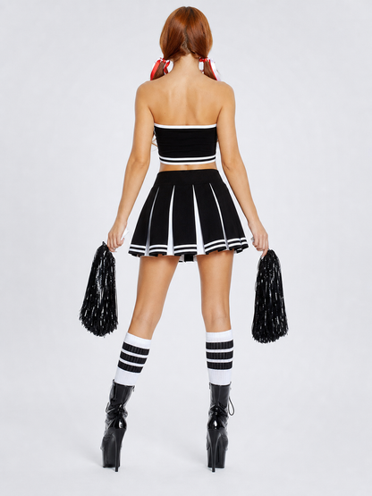 Cheerleading-Style Performance Costume: Top and Skirt