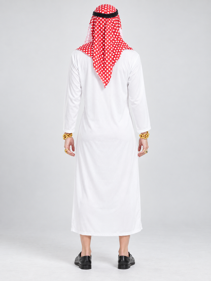 Arabic-Style Carnival Costume with Scarf back view