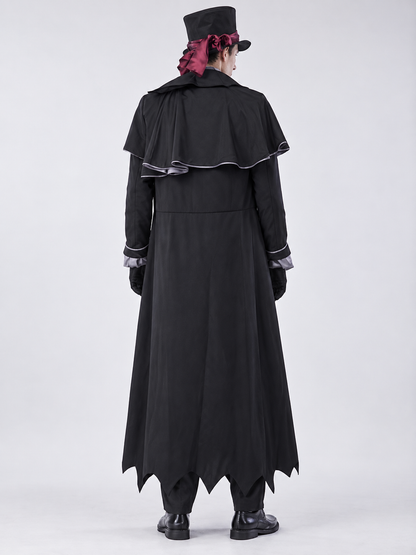 Vampire Costume: Cape, Vest, Pants, Top Hat