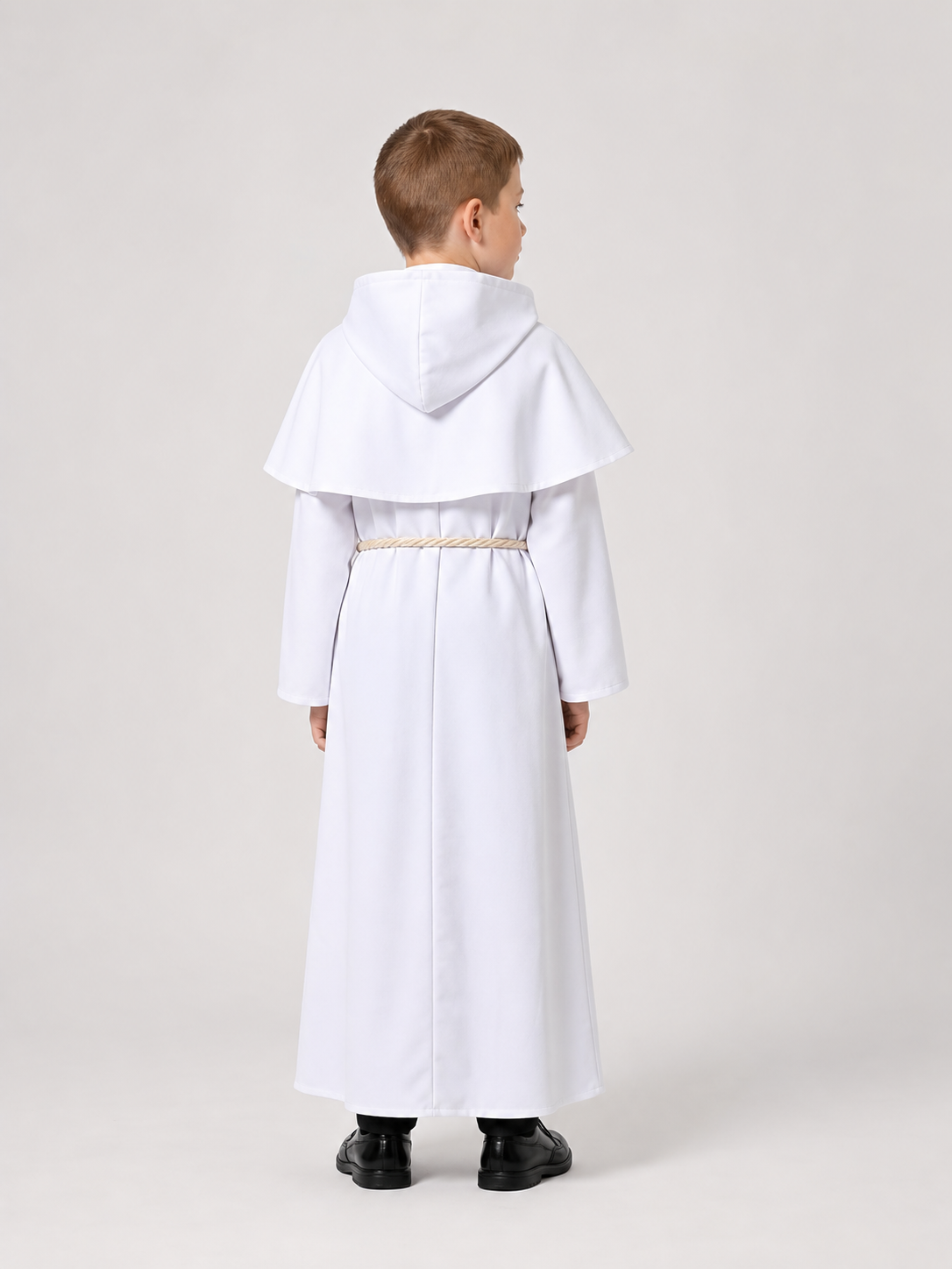 White Hooded Clergyman Costume
