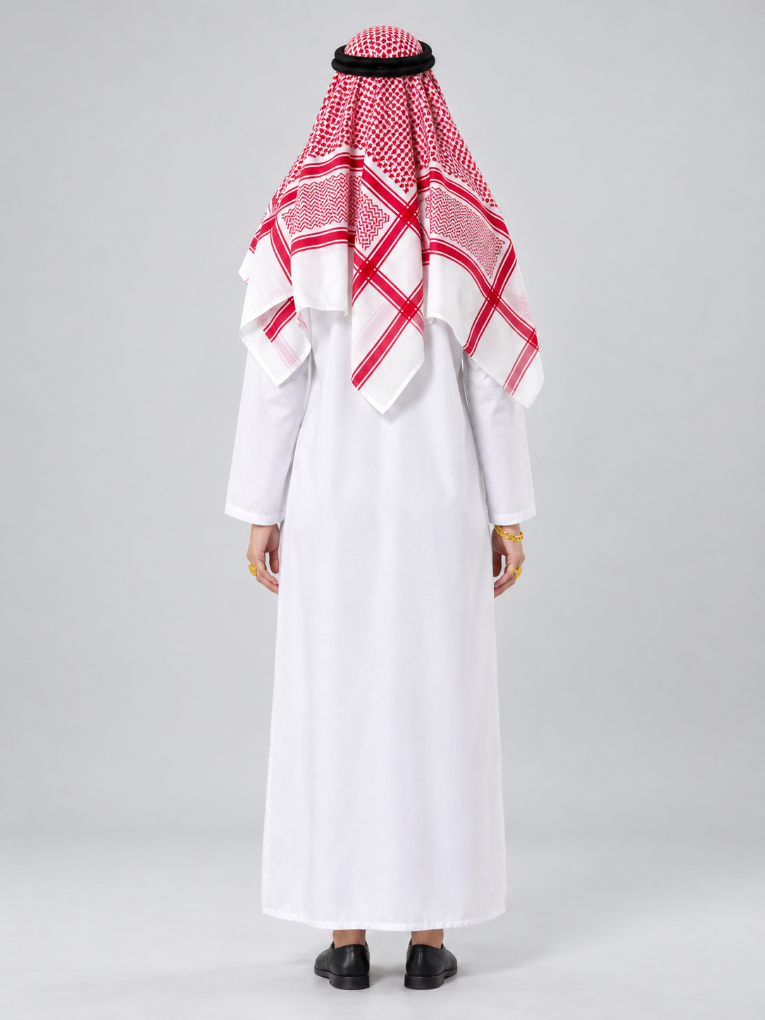 Arabian-Style Carnival Costume with Shirt and Headscarf