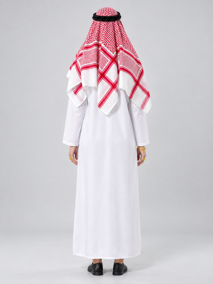 Arabian-Style Carnival Costume with Shirt and Headscarf