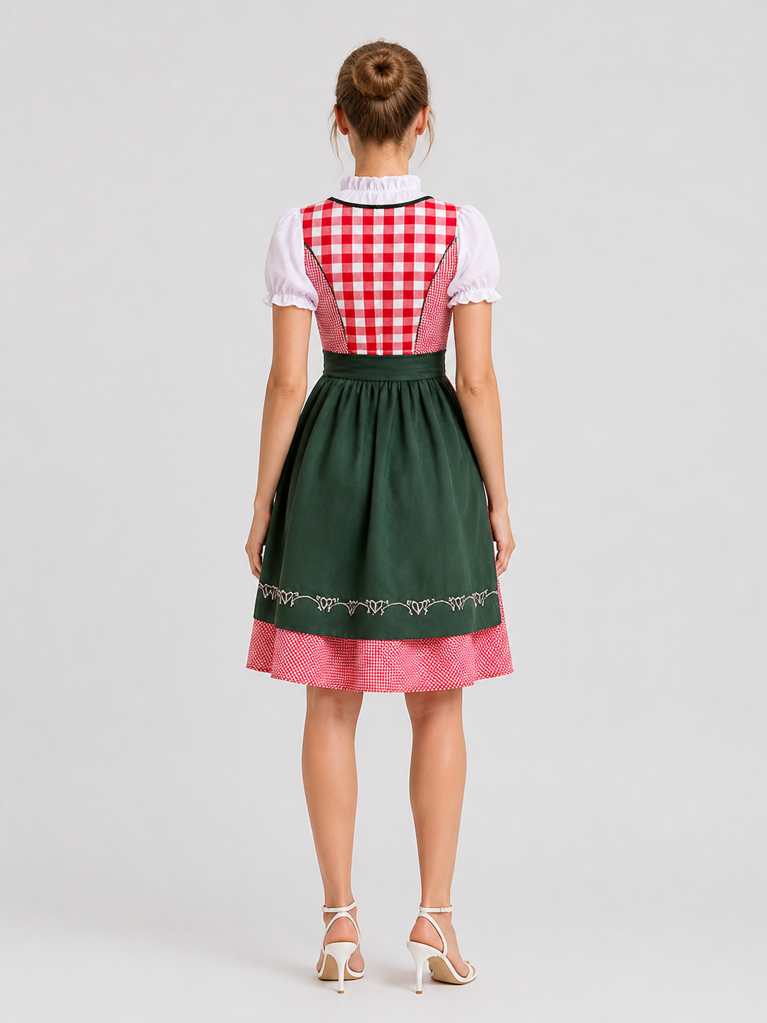 Ethnic-Style Oktoberfest Dress back view