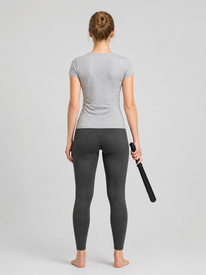 Baton Prop, Black, One Size, for Cosplay back view