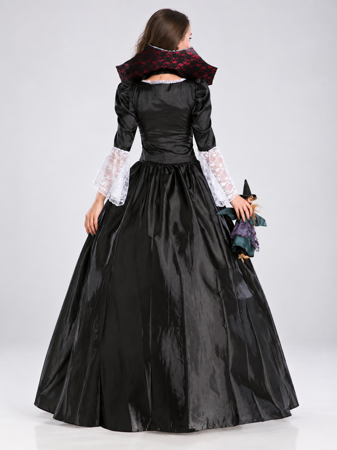Vampire Costume with Lace and Bows