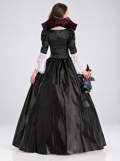 Vampire Costume with Lace and Bows