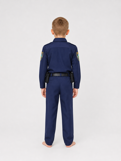 Nick Fox Cosplay Costume, Police Uniform