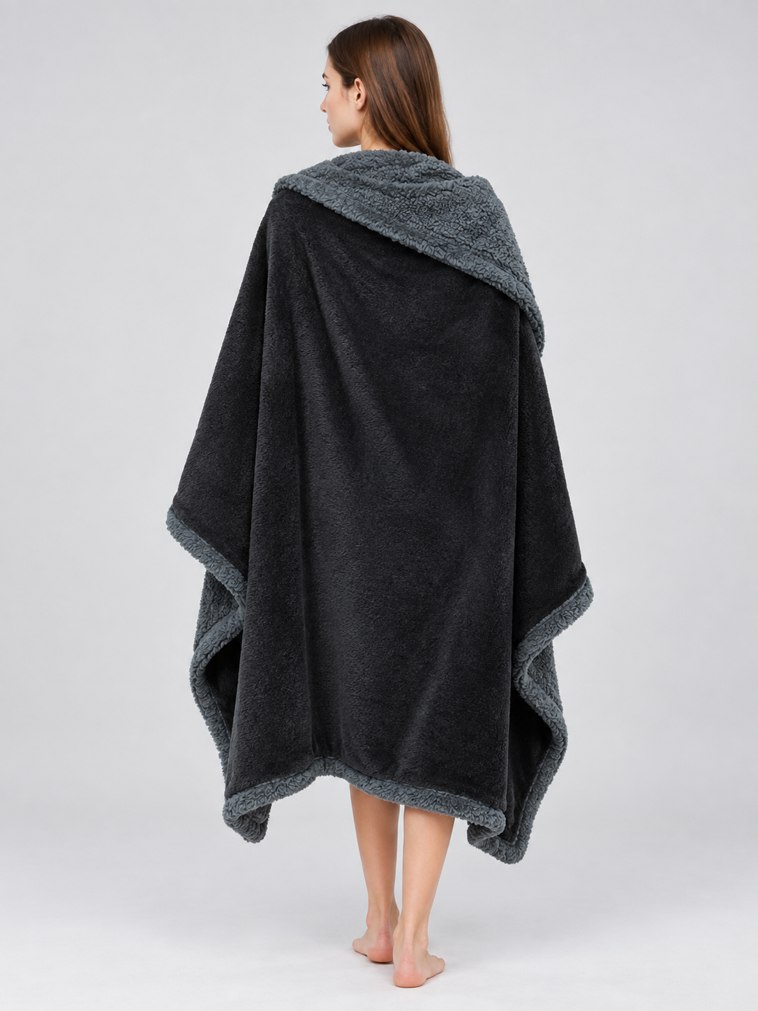 Reversible Plush Pet Blanket back view