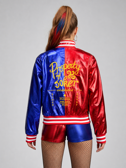 Harley Quinn Bomber Jacket for Parties and Stage