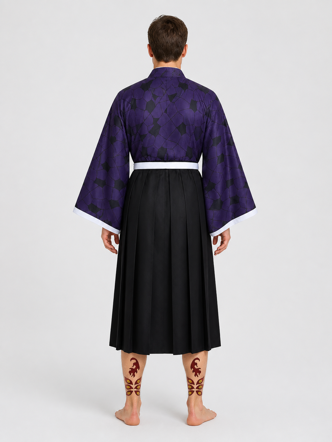 Demon Slayer Cosplay Costume Set back view