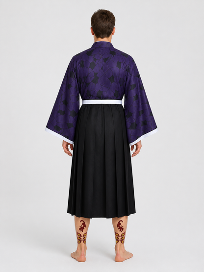 Demon Slayer Cosplay Costume Set back view