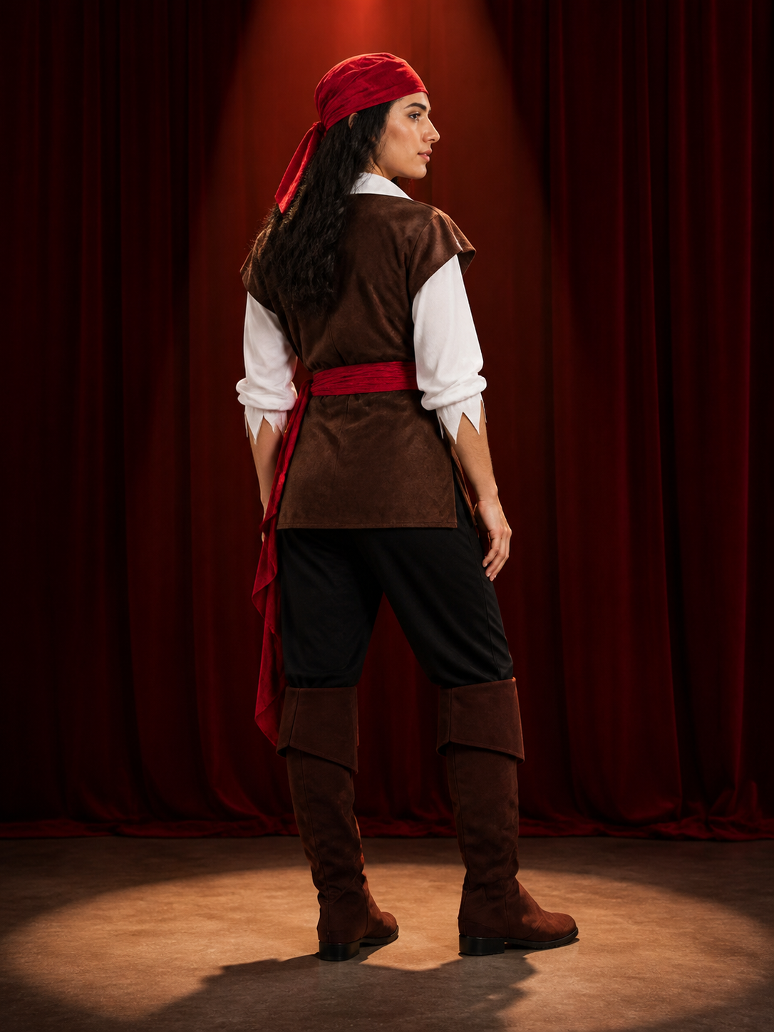 Captain Jack Pirate Costume for Cosplay and Halloween