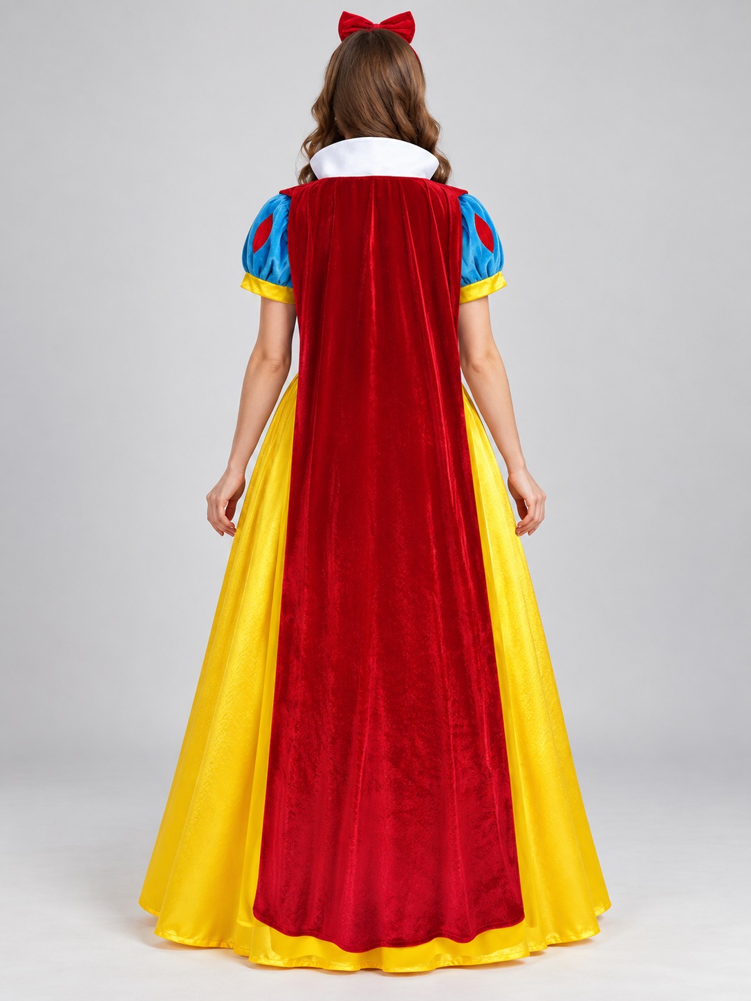 Fairy Tale Princess Carnival Costume with Cape and Headband