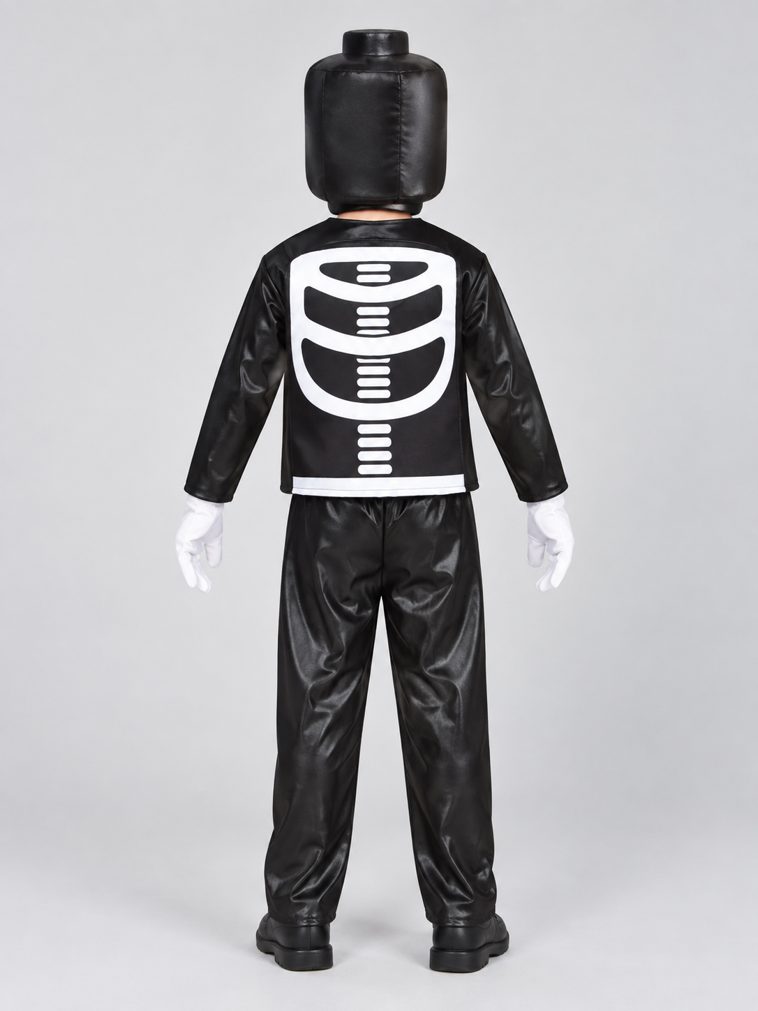 Kids' Skeleton Carnival Costume with Gloves