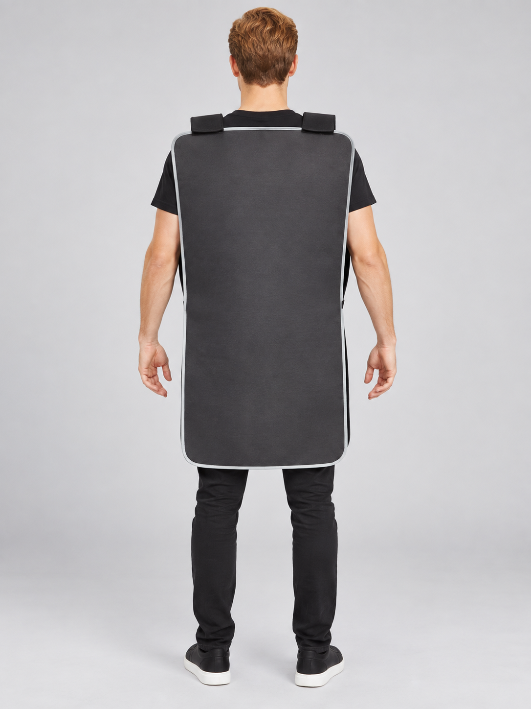 Smartphone-shaped carnival costume with screen and button