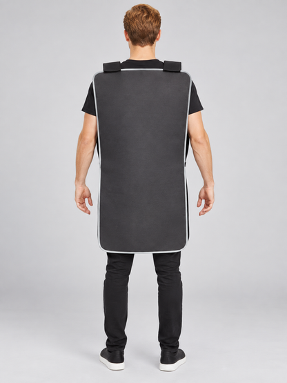 Smartphone-shaped carnival costume with screen and button