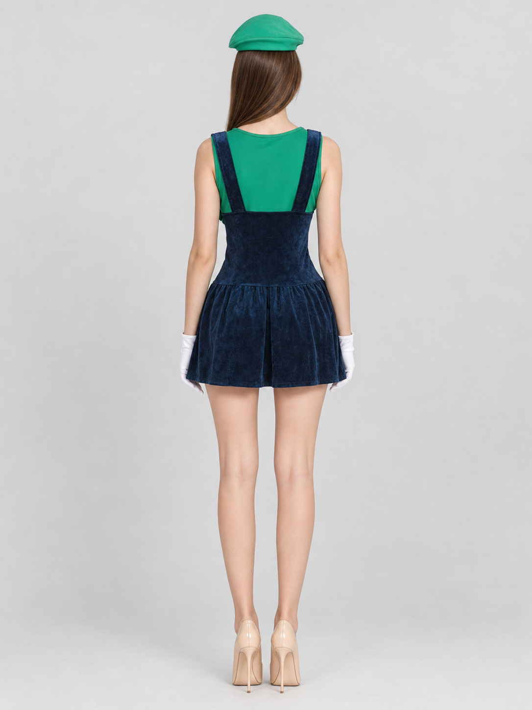 Game-Style Carnival Costume: Dress and Cap