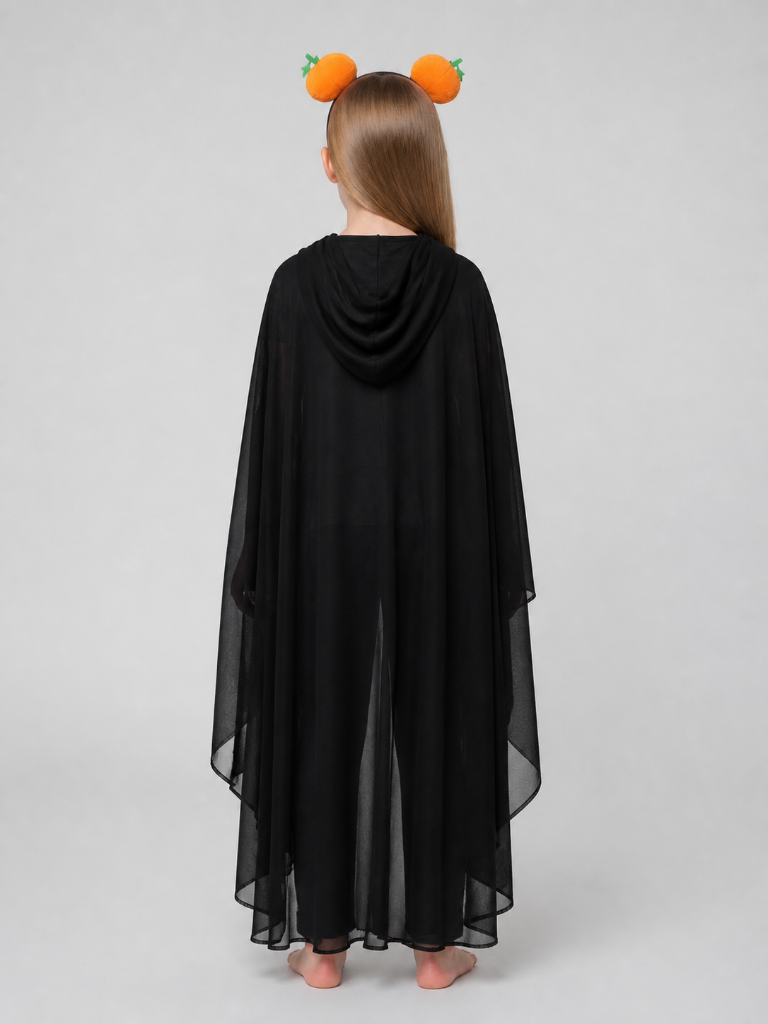 Ghost Costume with Cape and Headband back view