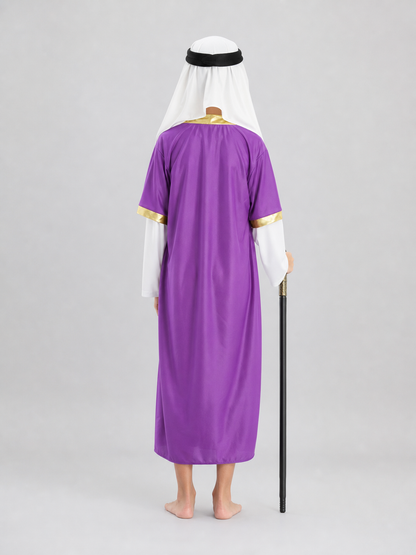 Kids' Arabian Costume with Cape and Headpiece