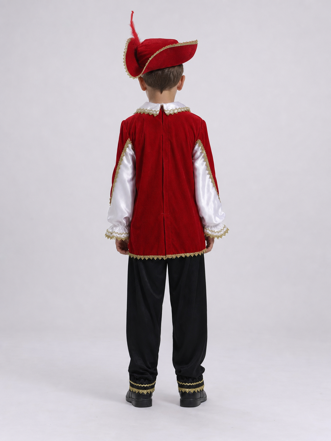 Children's Musketeer Costume with Hat for Carnival