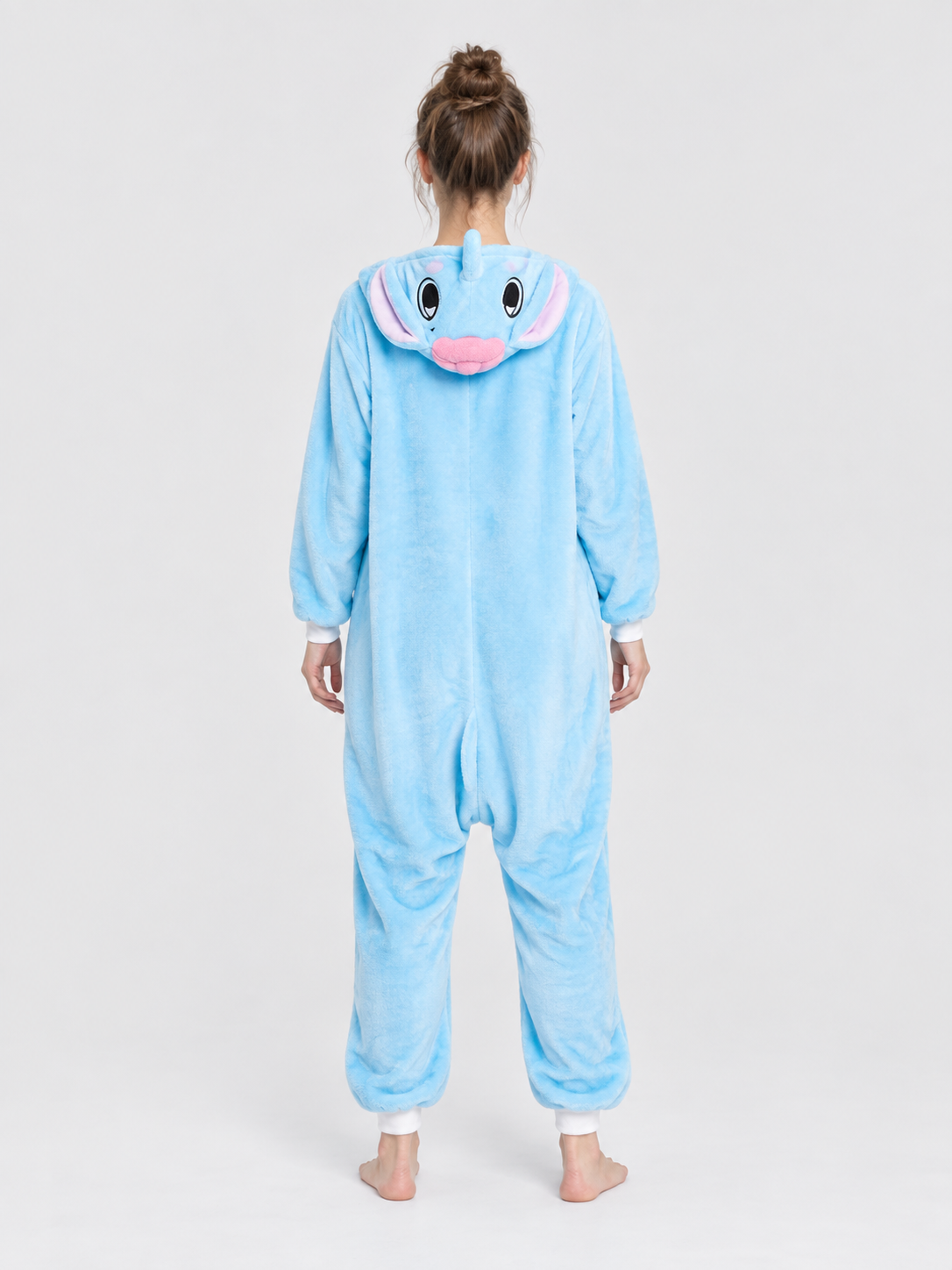 Pajama Jumpsuit with Sea Lion Face on the Hood