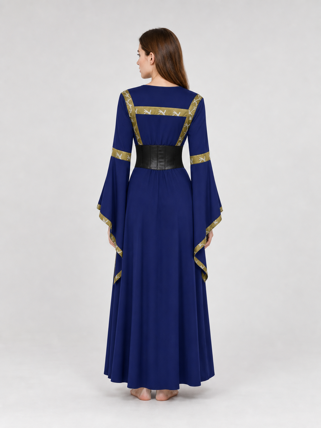 Medieval Fantasy Hooded Dress