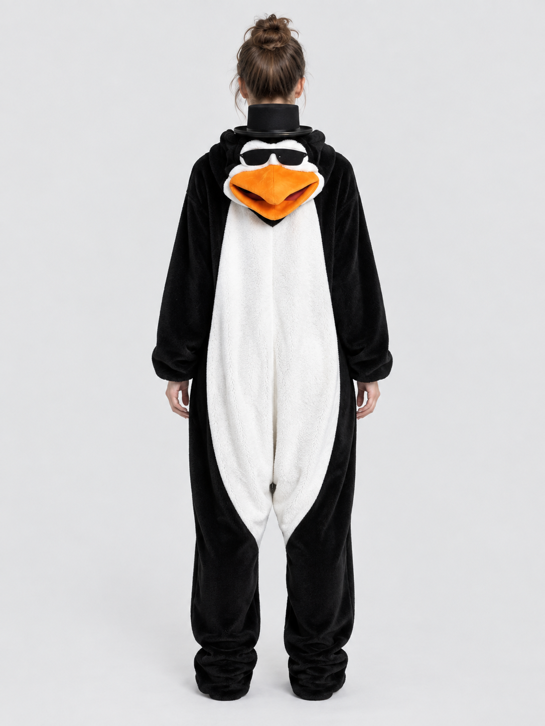 Penguin Design Jumpsuit Pajama with 3D Beak