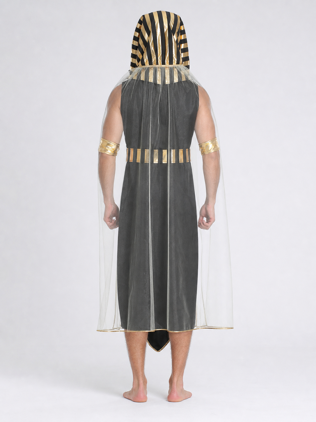 Ancient Egyptian-Style Costume with Pharaonic Decoration