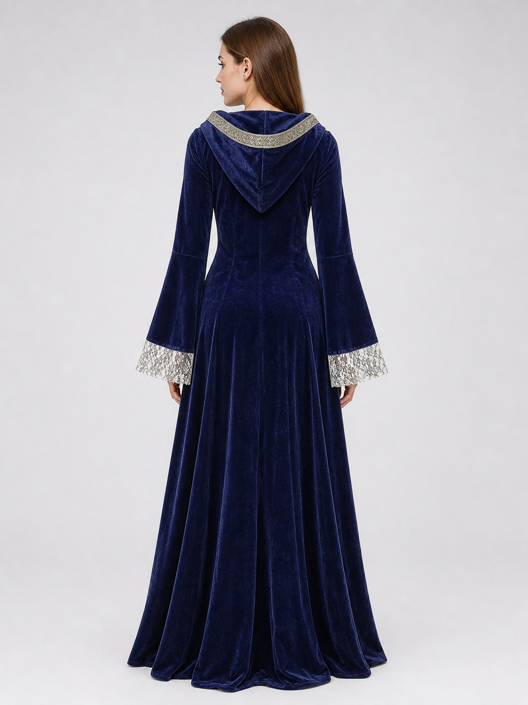 Medieval Hooded Dress, Gothic Cosplay