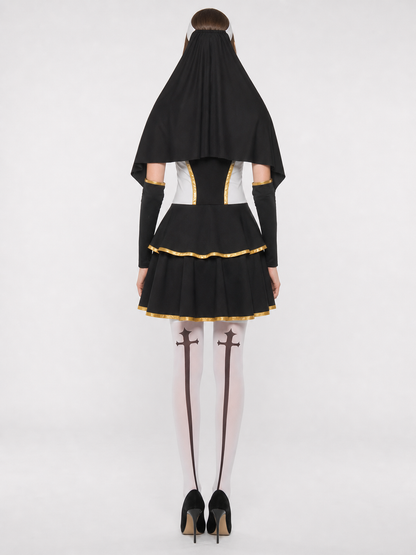 Monastic-style costume for cosplay and Halloween