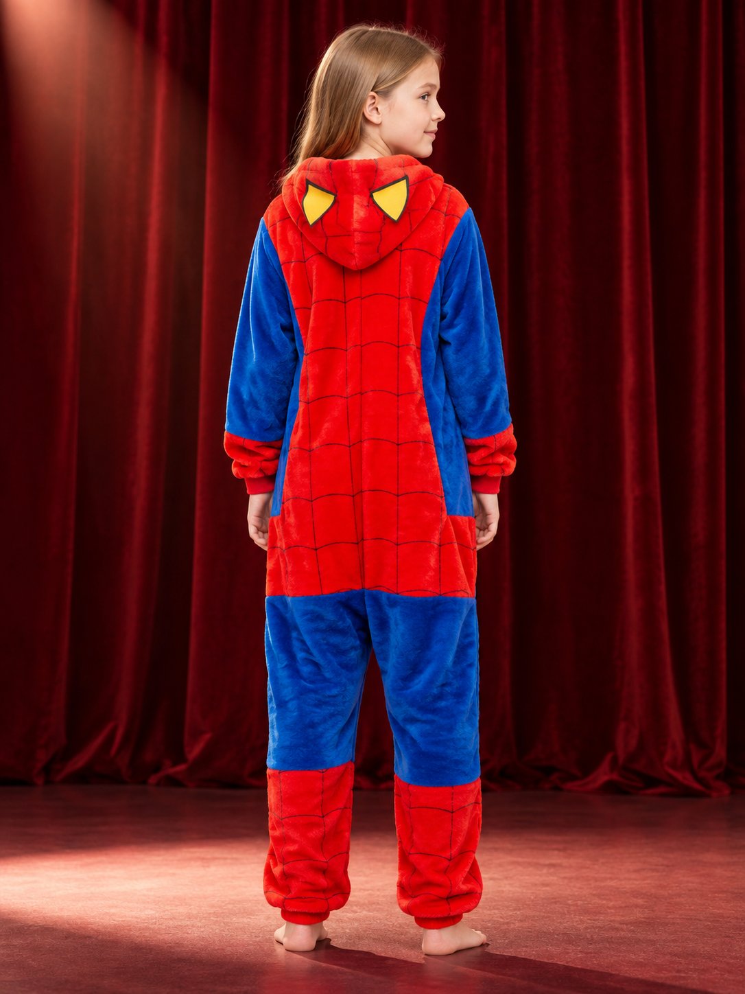 Insulated Hooded Zip-Up Pajama Jumpsuit