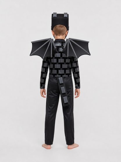 Pixel-Style Dragon Costume for Cosplay