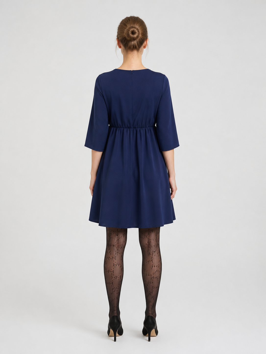 Kiki Cosplay Dress, Navy, A-Line back view