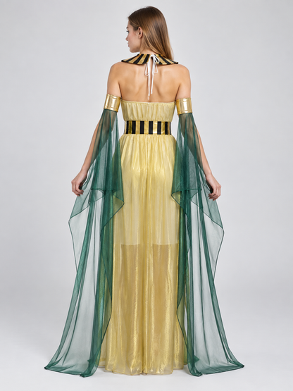 black egyptian_themed_carnival_costume_dress_cape_accessories product image 4