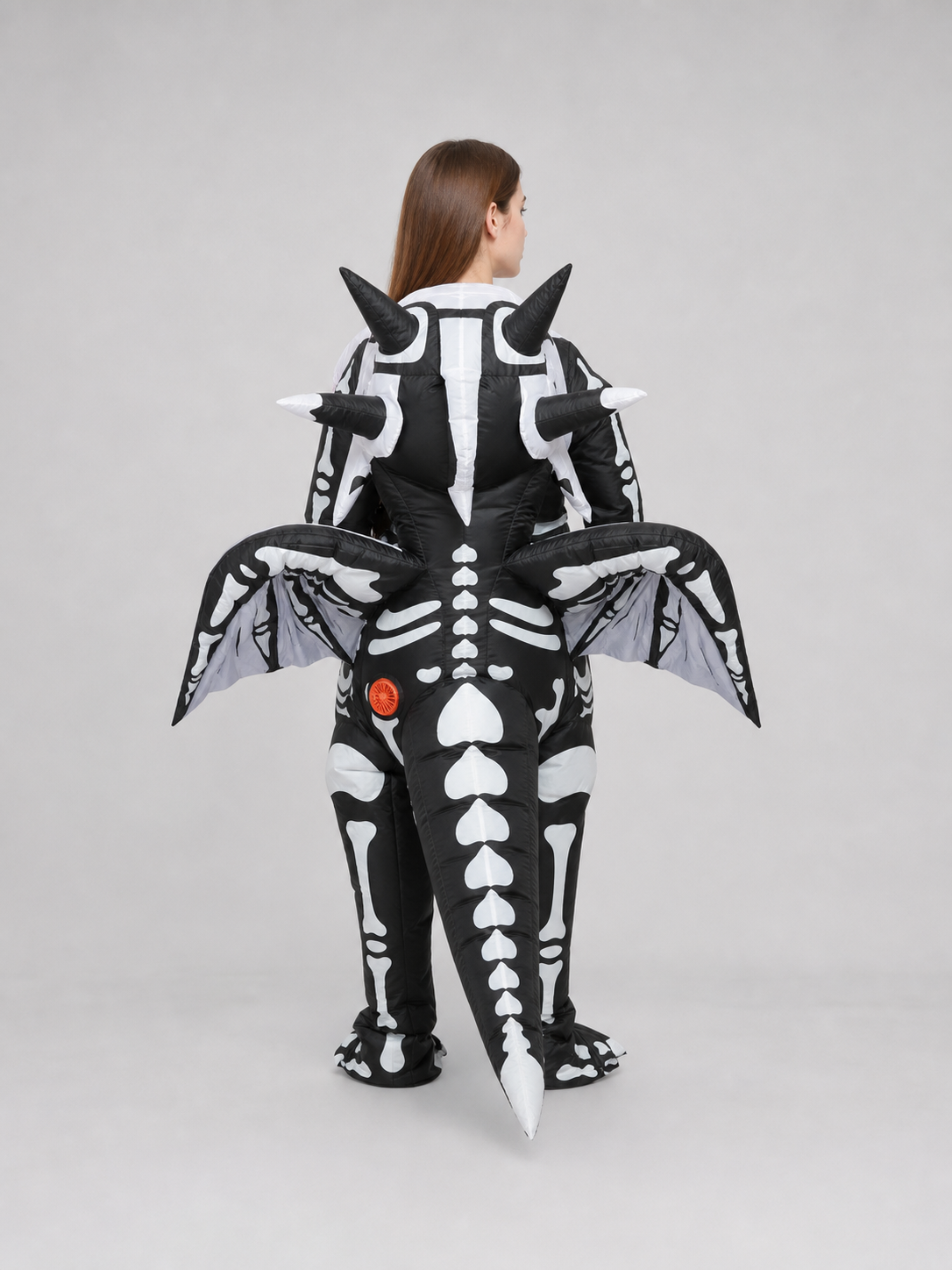 Winged Skeleton Dinosaur Costume for Halloween