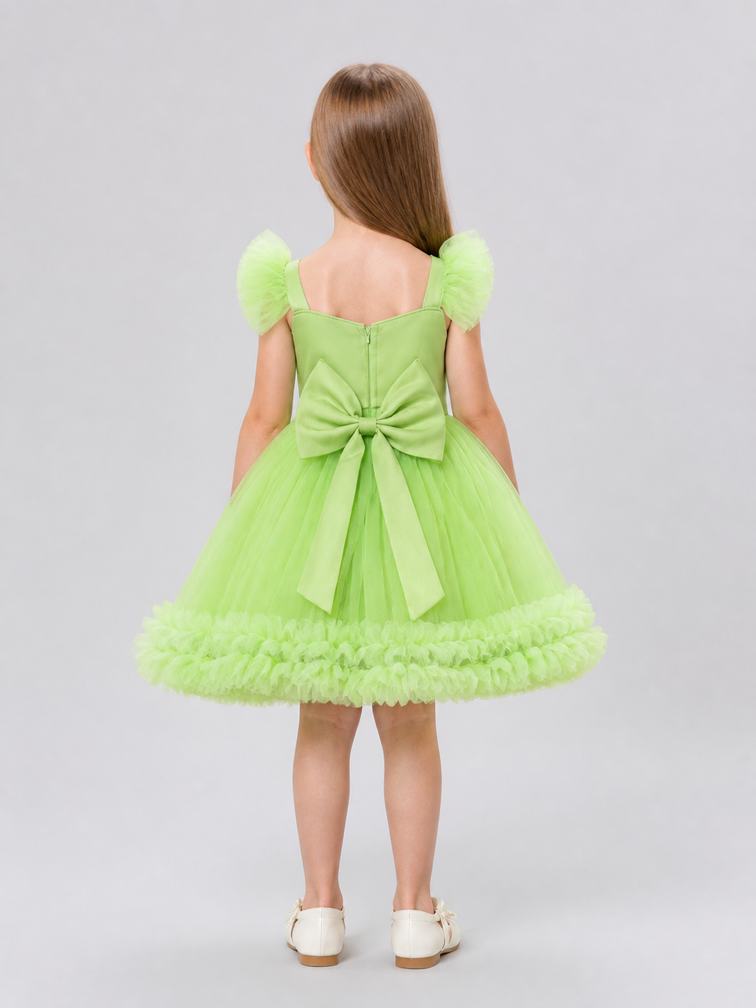 Sequin Princess Dress with Full Skirt for Birthday Celebrations