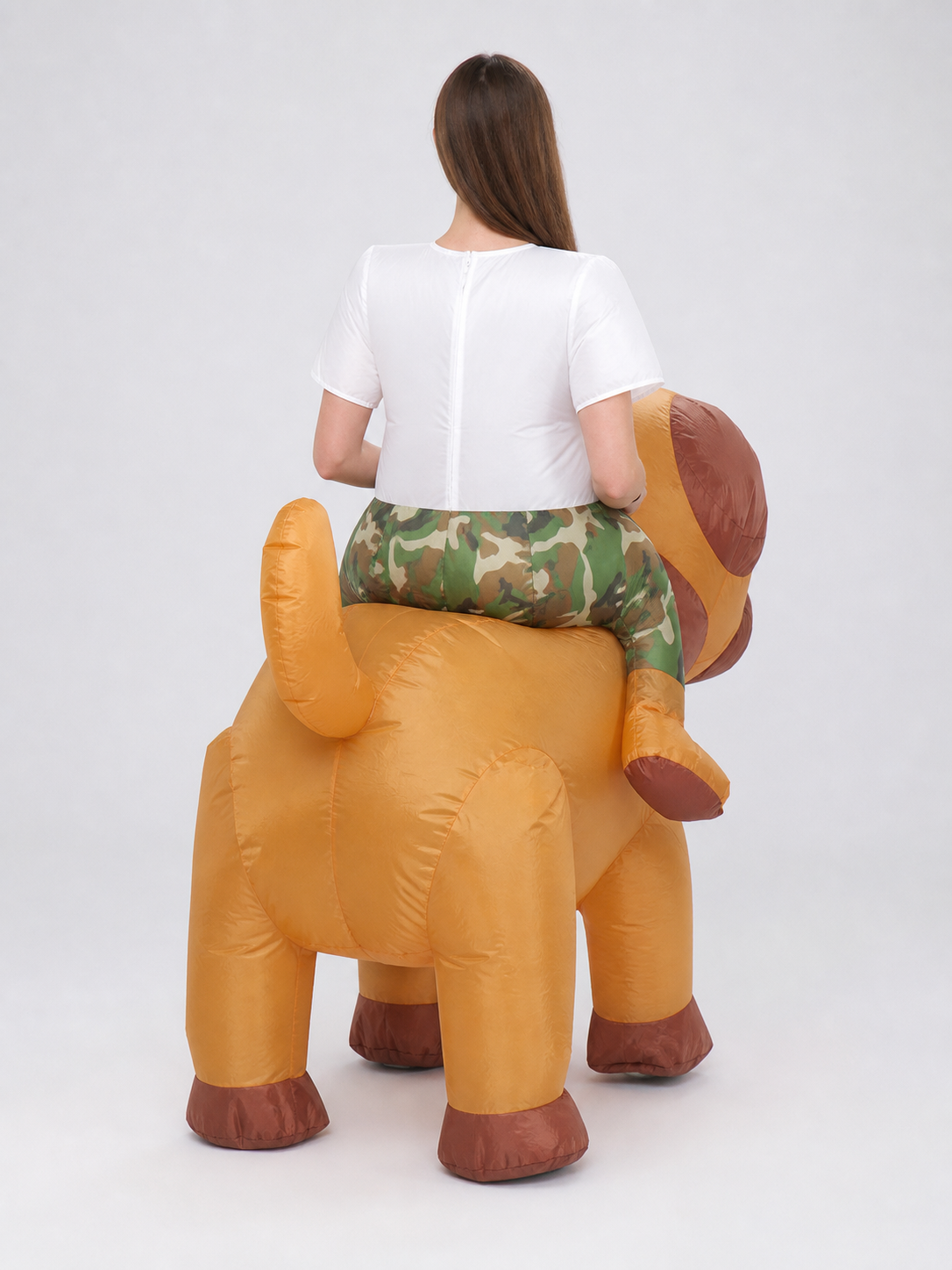 Inflatable Riding Dog Costume, One Size