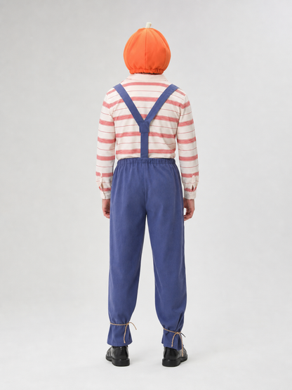 Horror-Style Pumpkin Scarecrow Costume