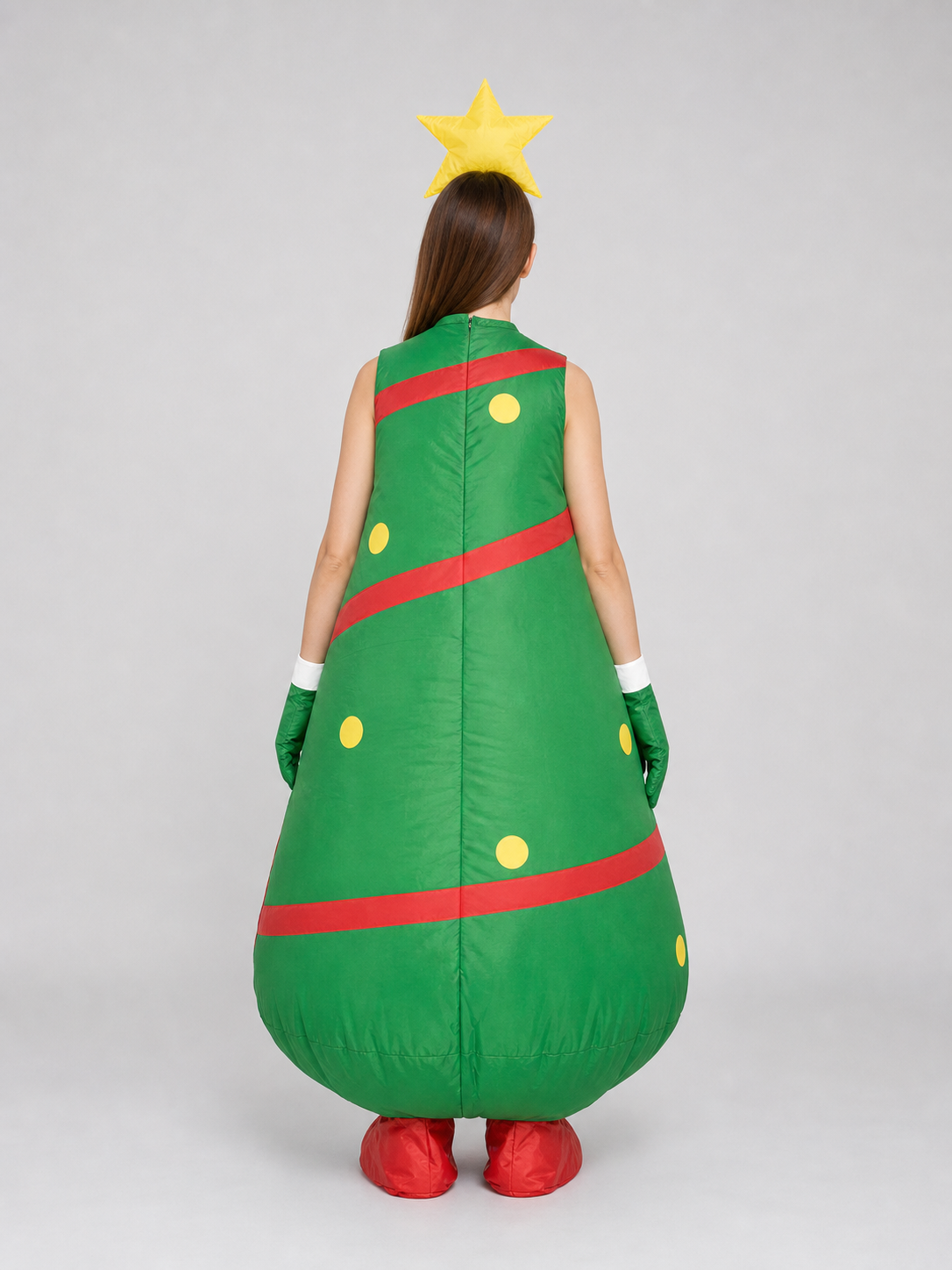 Christmas Tree Ornament with a Smile and a Star