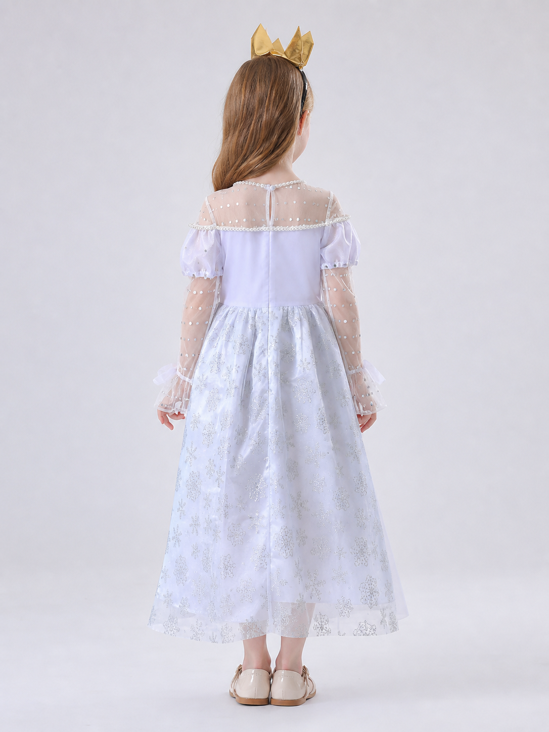 Alice “White Queen” Cosplay Costume, Dress