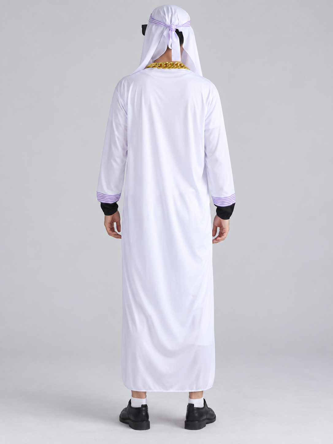Arab-Inspired Carnival Costume with Headscarf and Glasses