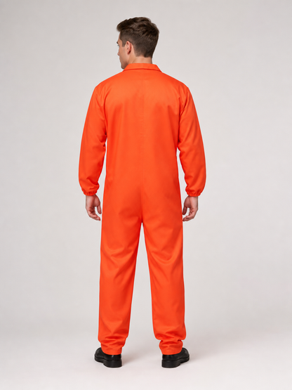 Orange Prison Costume Jumpsuit XXL
