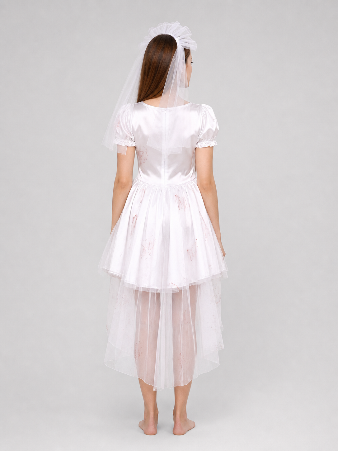 Costume Dress with Veil, Gothic Style