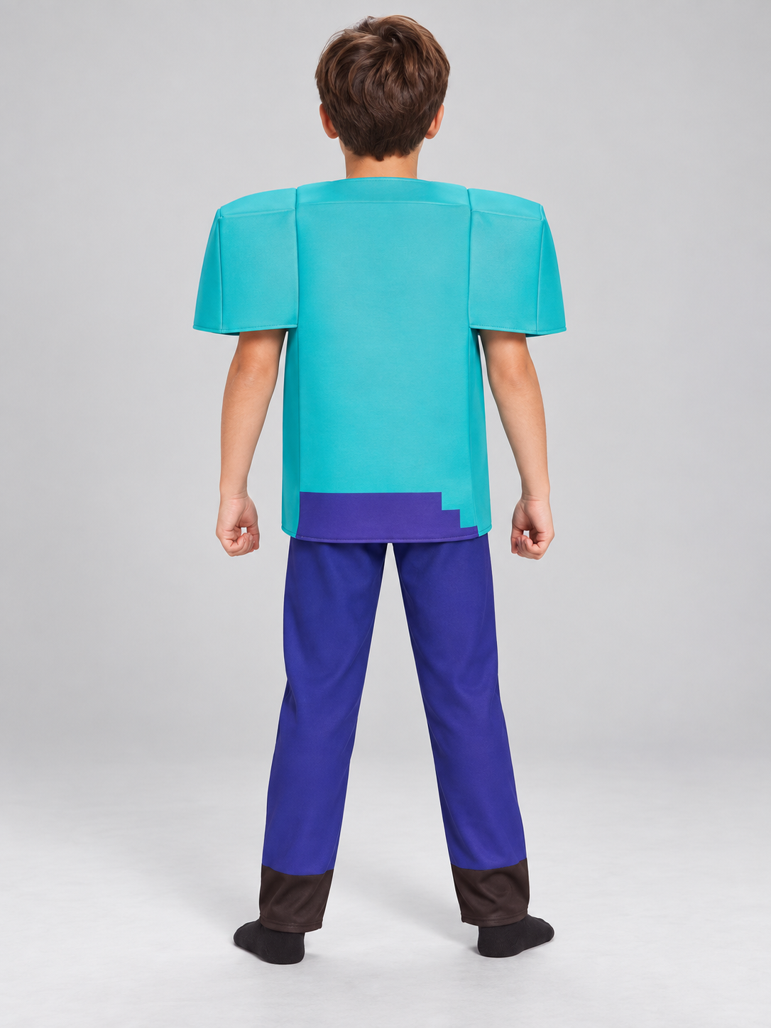 Minecraft-Style Steve Costume