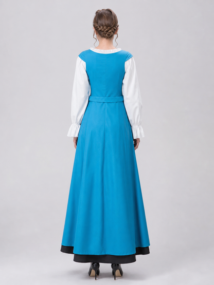 Medieval Lace-Up Costume Dress for Cosplay
