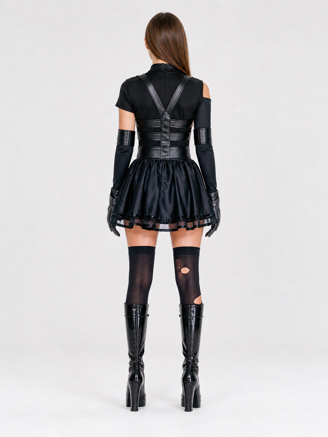 Edward Scissorhands Cosplay Costume for Stage Performances back view